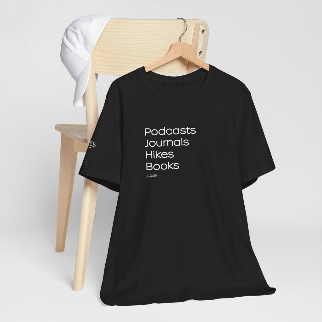 Paris: Podcasts List Short Sleeve Tee