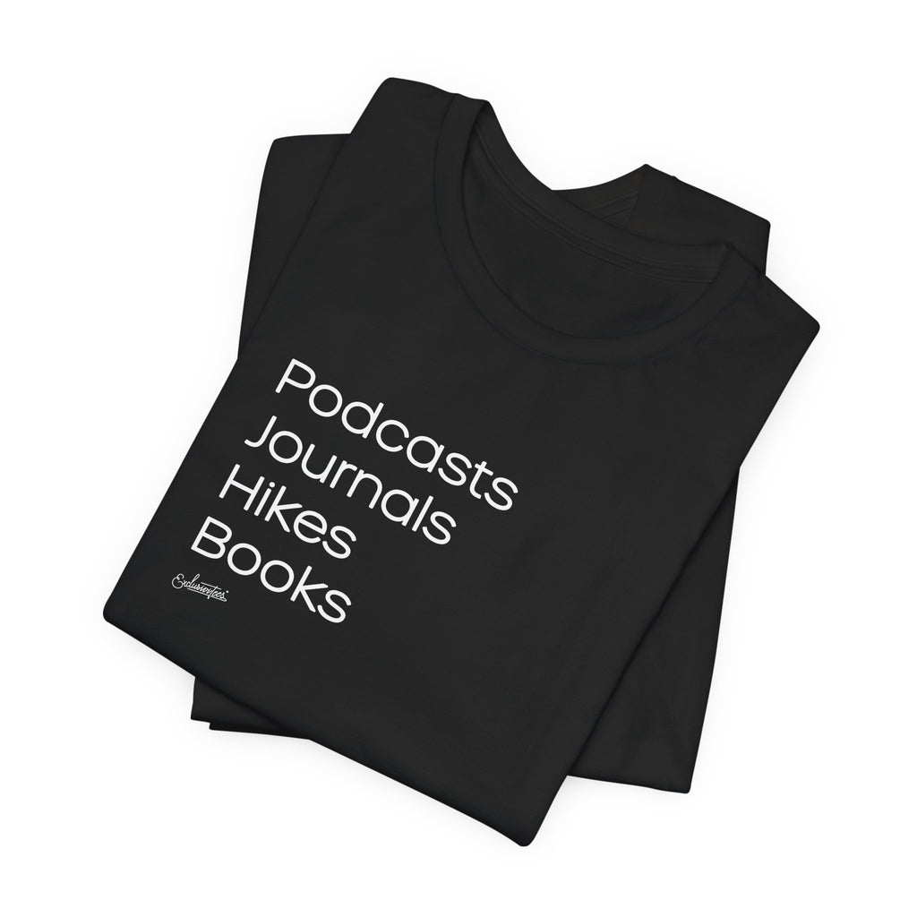 Paris: Podcasts List Short Sleeve Tee