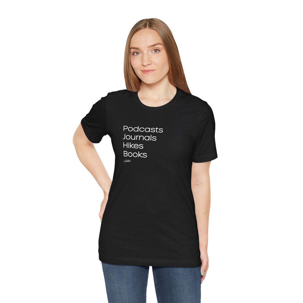 Paris: Podcasts List Short Sleeve Tee