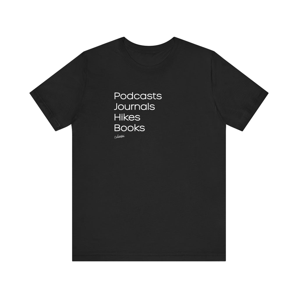 Paris: Podcasts List Short Sleeve Tee